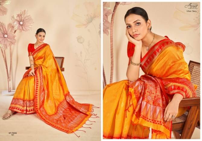 Urban Story By Aura Handloom Cotton Sarees Wholesale Clothing Suppliers In India